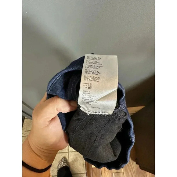 We the Free Women's Blue Denim Jeans Size 27 Feel Alright Skinny Stretch‎ Dark - Picture 10 of 10